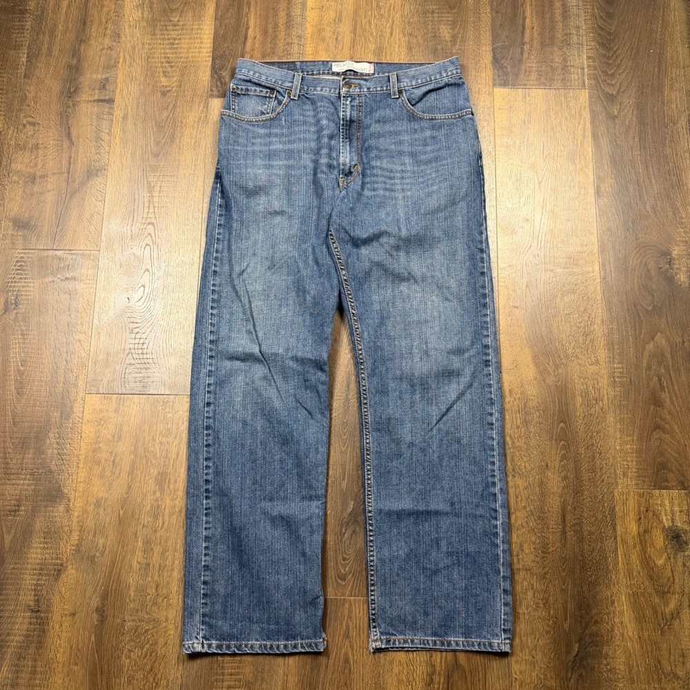 Levi's 559 Jeans Mens 36x34 (Fits 36x32) Blue Relaxed Straight Baggy 2008 Y2K